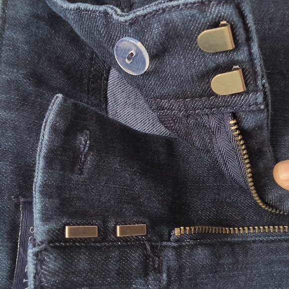 Talbots Dark Blue Wash Denim Jeans - size 14 - Picture 6 of 6